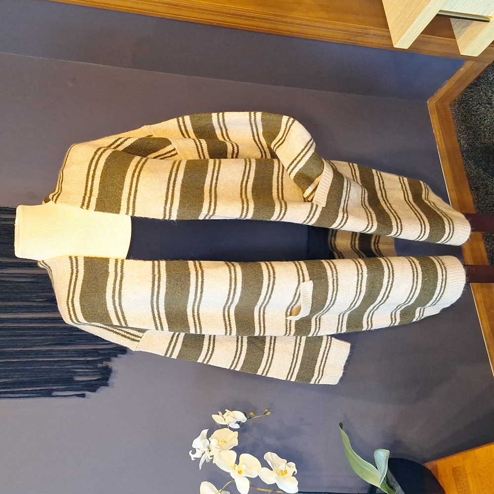 Knox Rose Stripe Midi Cardigan S